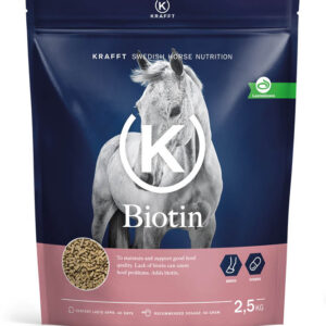 KRAFFT Biotiini hevosen kavion hyvinvointiin – biotiinia, kauraa ja juurikasmelassia | Hattula Wesunda Butik